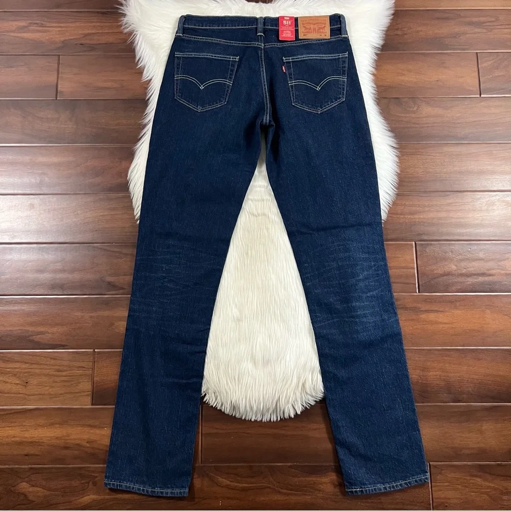 Levi's Size‎ 34 Haley's Comet 511 Slim Fit Denim Jeans